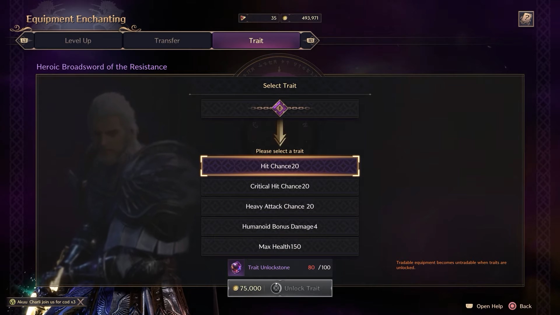 Throne and liberty how to unlock use and extract traits games fuze